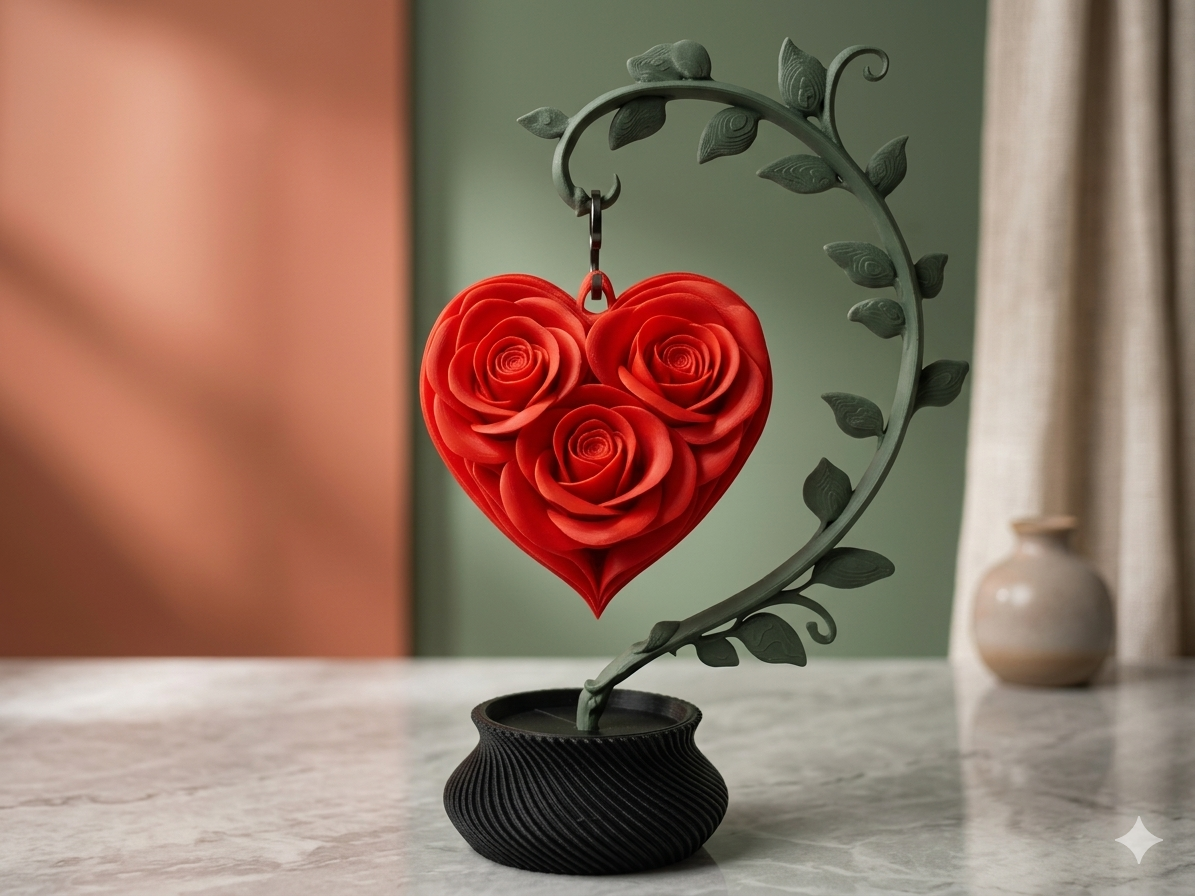 Presente Inesquecivel: Rosa Coracao com ...
